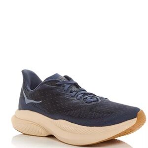 HOKA
Men's Mach 6 LA Running Sneakers size 12D 
Color: Blue 
Gently used